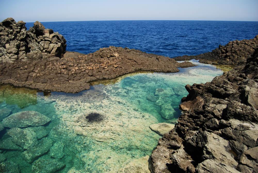 Pantelleria island beach