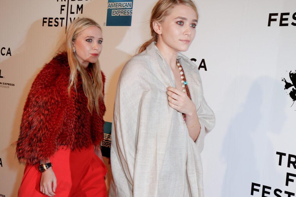 NEW YORK - APRIL 20: Mary-Kate and Ashley Olsen attend the opening night premiere of "The Union" at the 2011 TriBeCa Film Festival at World Financial Center Plaza on April 20, 2011 in New York City.